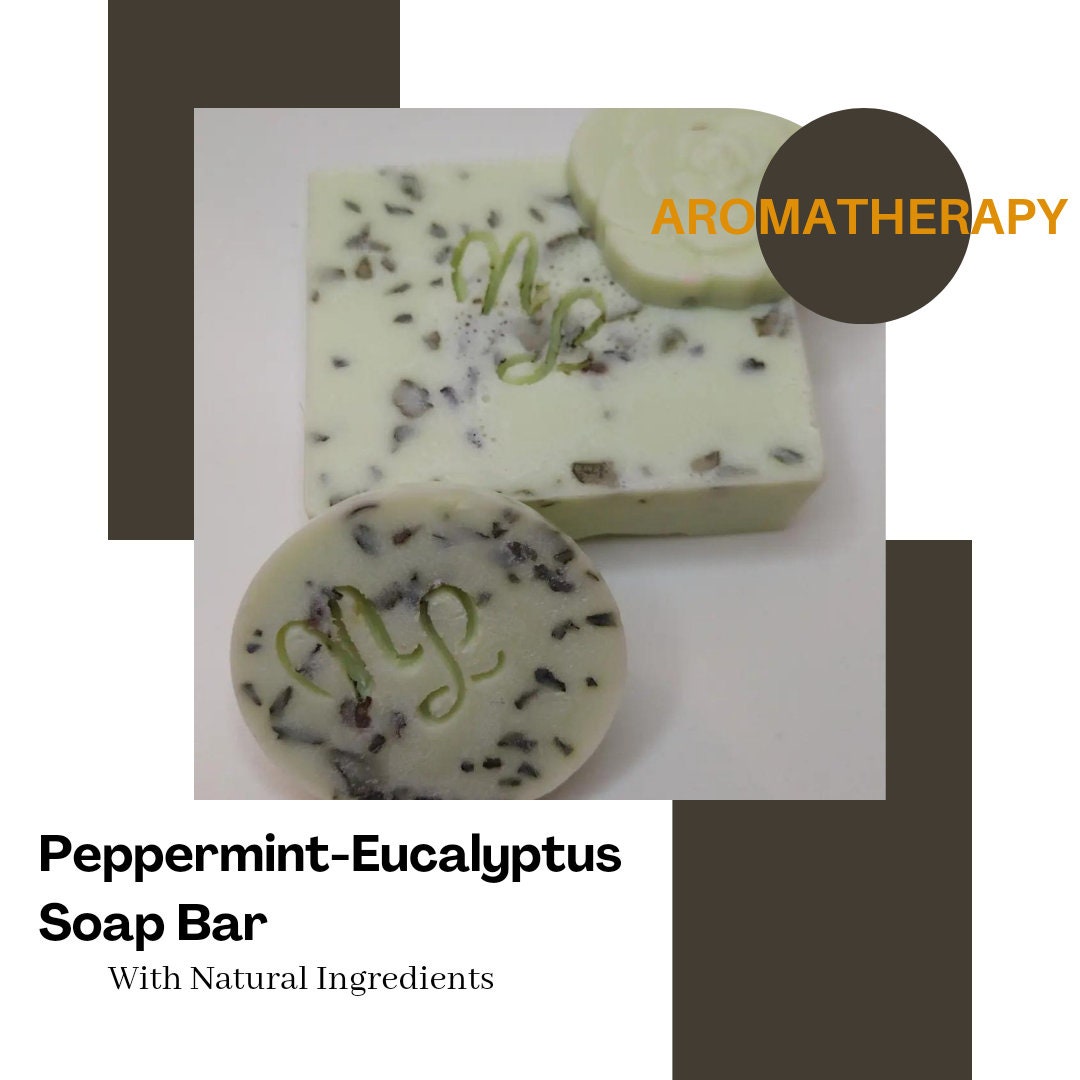 Peppermint Eucalyptus Soap Bar - Etsy