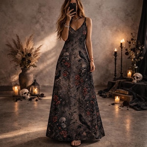 cute witchy dresses Agatha - Lightweight Boho Witchy Dress