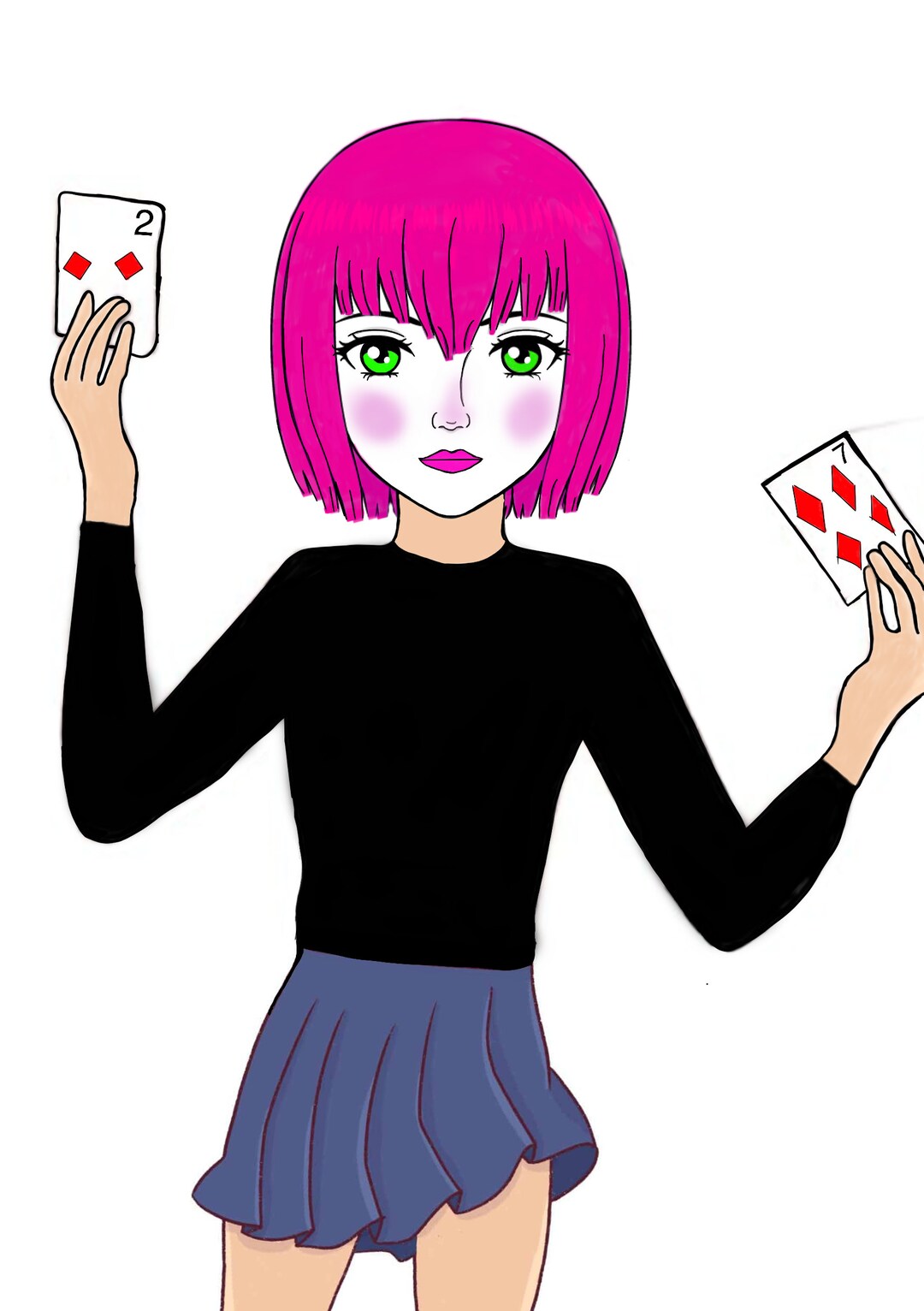 Digital Anime Drawing Etsy Digital Anime Drawing Etsy