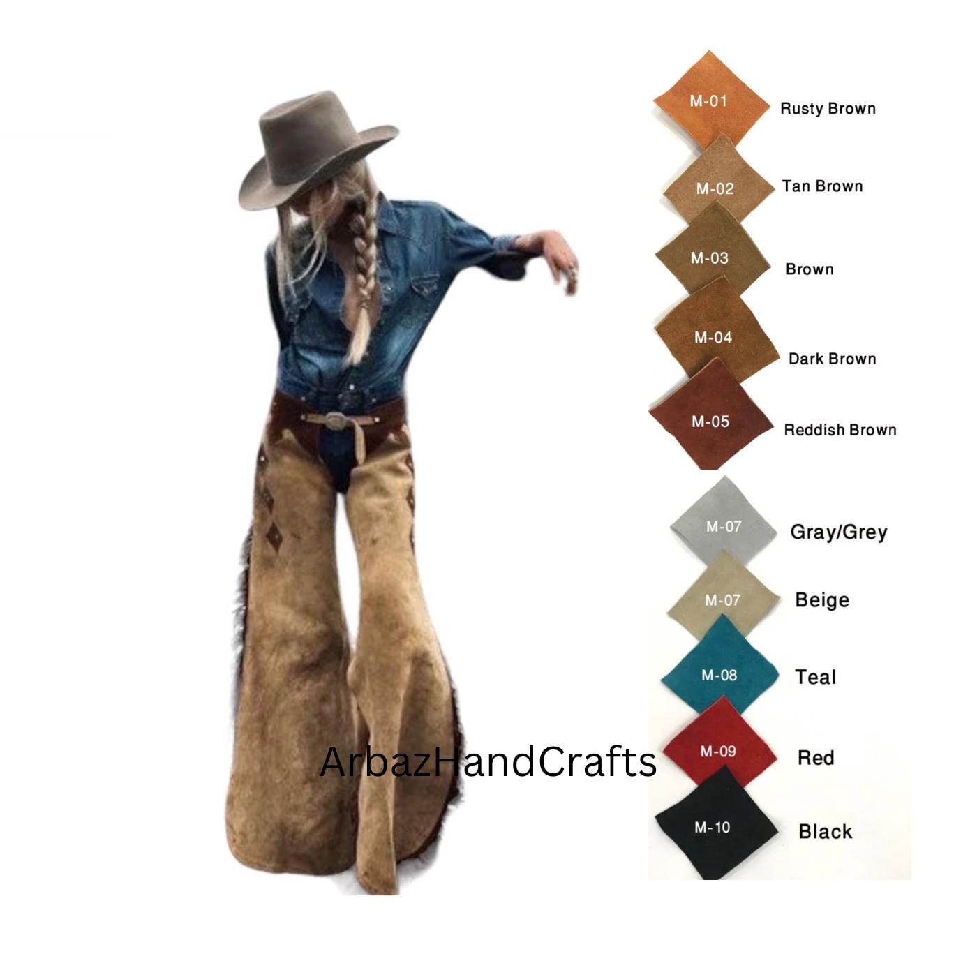 レザーチャップス　スエード　Western　Leather　Collection レザーチャップス⭐️Western Leather Collection - メルカリ
