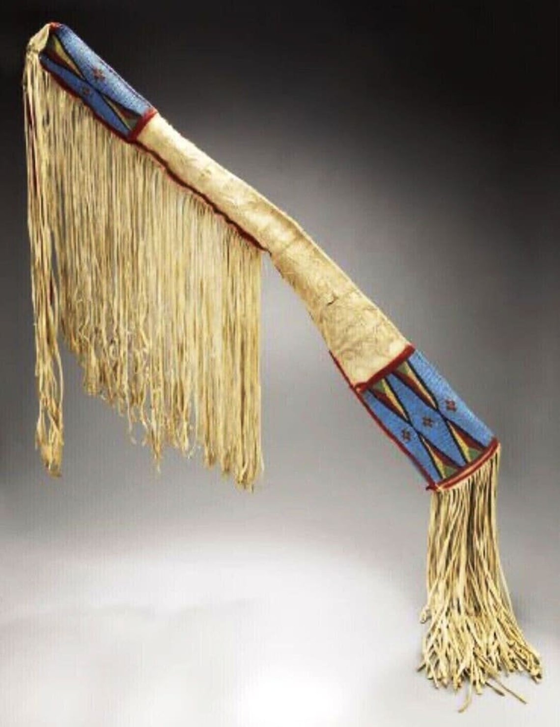 Native American Indian Beaded Rifle Scabbard Native American Sioux