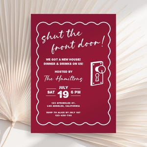 Housewarming Party Invitation, Housewarming Invitation, Housewarming BBQ Invitation, Editable Home Sweet Home Brunch Dinner Invitation