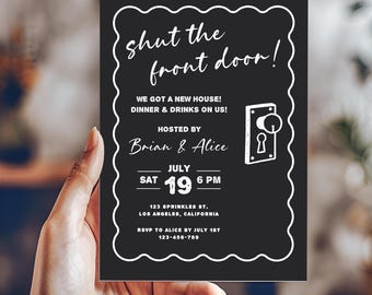 Housewarming Party Invitation, Housewarming Invitation, Housewarming BBQ Invitation, Editable Home Sweet Home Brunch Dinner Invitation