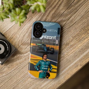Fernando Alonso Phone Case, Aston Martin Phone Case, Formula One Phone Case, Aston Martin Racing Team, Sport Phone Case