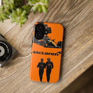 McLaren Phone Cases, McLaren Formula 1, Oscar Piastri, Lando Norris, Sports Phone Case