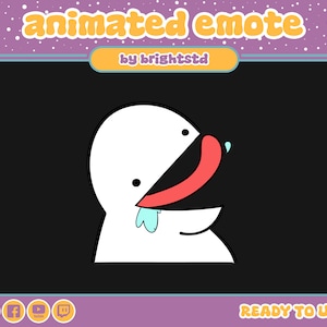 Geanimeerde emote | likkende emote | grappige emote | emote streamen