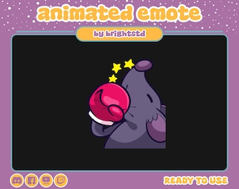 Animated emote | rat punch | punch face | rat emote | animated rat emote | meme emote | stream and discord
