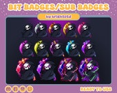 Twitch sub badges | grim reaper badges | grim reaper | scythe badge | discord and stream