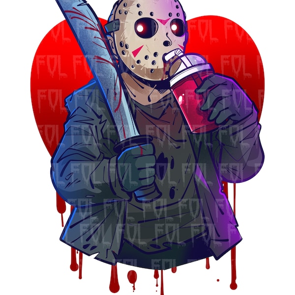 Jason Voorhees png , horror movie png , horror charaacters png , spooky png , Horror Movie Characters PNG , horror shirt design