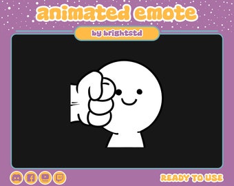 Animated emote | funny emote | stream emote | punch face