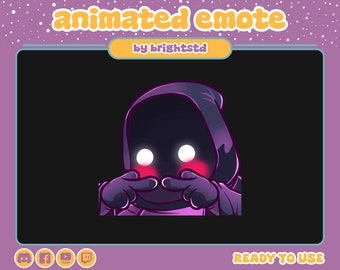 Animated Emote| grim reaper shy | shy emote | community chat | discord | streaming