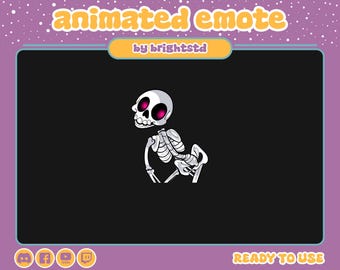 Animated emote | skeleton emote | twerk emote | twitch emote