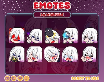Sable Ward emotes | twitch emotes | dbd emote | kawaii emote | survivor emote dbd