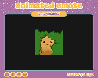 Animated emote | funny emote | stream emote | potato emote | potato animated emote | potato hide