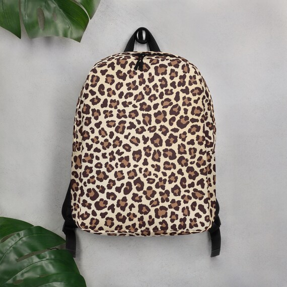 Roar Into Adventure Stylish Leopard Print Backpack for Trendsetters on the Go Etsy Ireland