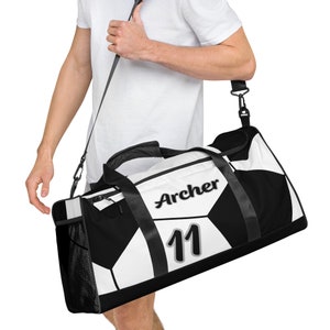 Personalisierte Fußball Sporttasche: Personalisierte Tasche für deine Sportbekleidung!