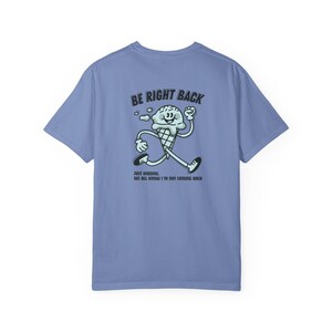 Men&#39;s Ice Cream Cone Graphic Tee, Unisex Garment-Dyed T-shirt with Original Design, Funny Saying, Novelty Shirt, Cool Graphic Tee, Ice Cream