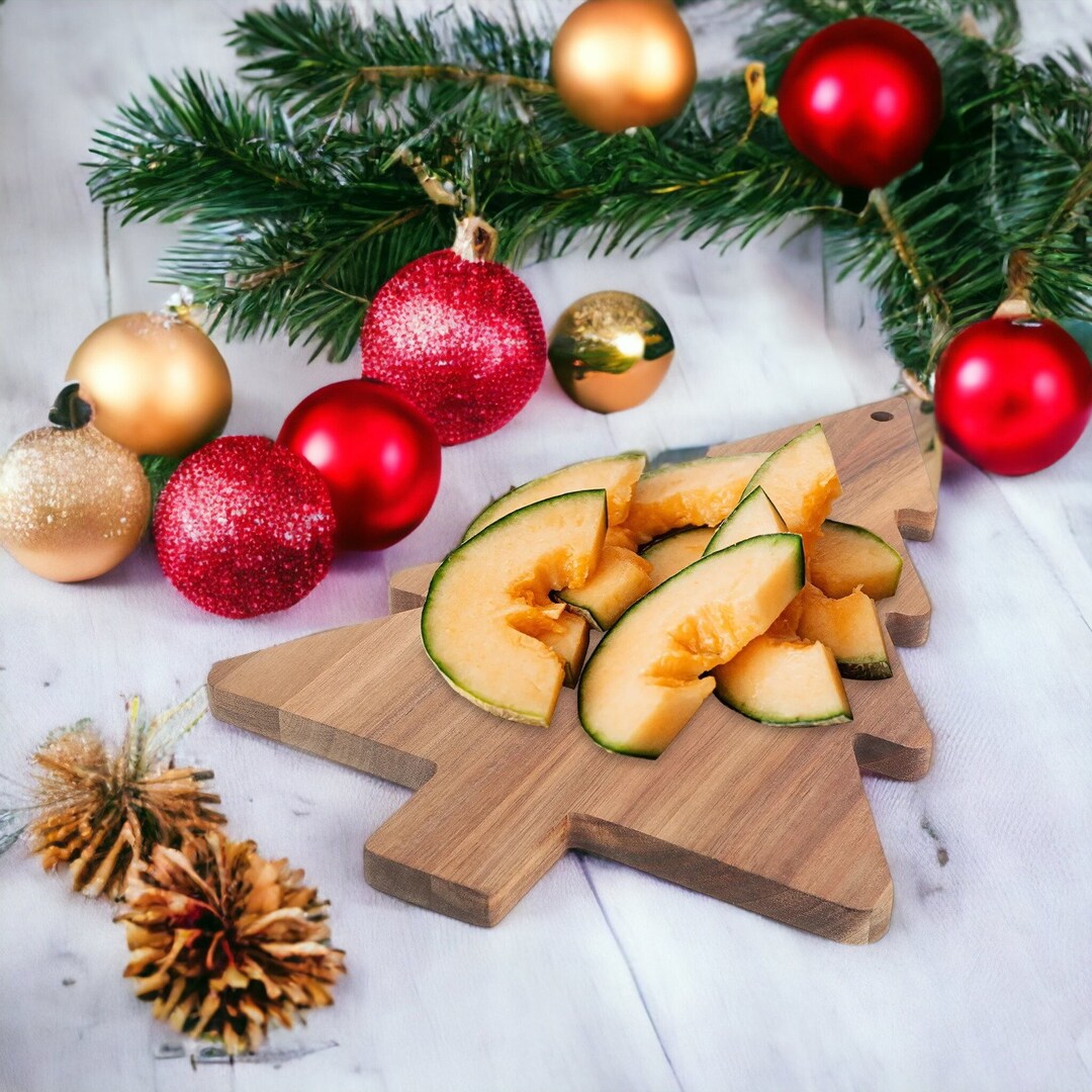 Wood Christmas Tree Charcuterie Board Wood Cutting Board Christmas Wood