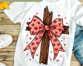We Love Him, First Love Us Valentine Jesus, Valentine Bible Verse Png, Valentine Shirt, Valentine Cross Bow, Valentine Design Download  R108