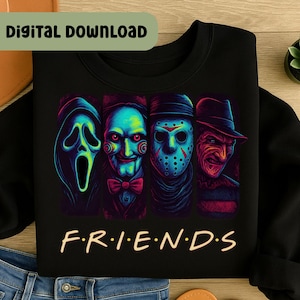 Friends Horror Characters Png, Halloween Horror Character Png, Halloween Horror Characters, Horror Movie Killers Png, Friend Horror   H107