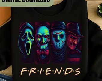 Personajes de terror de amigos (Personajes de terror de Halloween) (Personajes de terror de Halloween) (Personajes de terror de películas de terror) (Personajes de terror de amigos) (H107)
