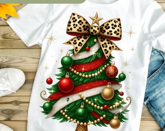 Christmas Tree PNG, Christmas PNG, Girly Christmas PNG, Xmas Png, Christmas Sublimation, Christmas Sweatshirt Png, Christmas Designs H184