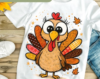 Preppy Thanksgiving Gobble Png, Thanksgiving Png, Floral Turkey Png, Thanksgiving Turkey Png, Fall Png, Turkey png files, Fall Thankful H211