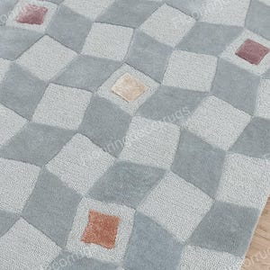 New Hand Tufted Modern Rug Handmade Wool Rug High and Low Area Rug for Living Dining bedroom Office and Custom Rug 6x9 8x10 9x12 10x14 12x15