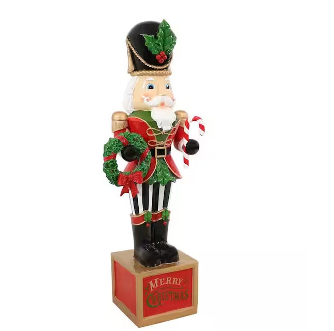 48 In. Christmas Nutcracker Indoor/outdoor Statue Christmas Etsy