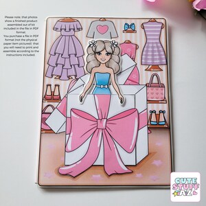 Printable Paper Doll With Clothes Dresses DIY Cut Out - Etsy