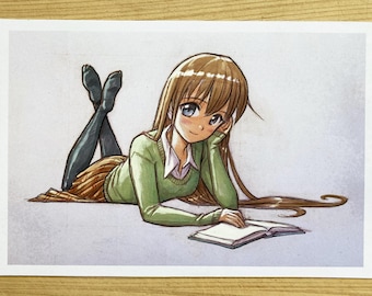 Girl Reading a Book