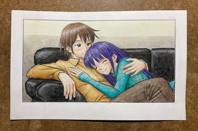 Cuddling Couple image 1