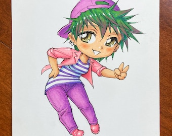 Green-Haired Chibi