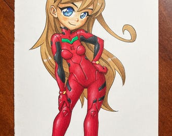 Red-Suited Anime Character