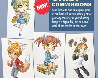 Chibi Commissions: 3 Slots Available