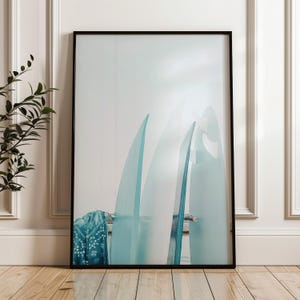 3 Piece Surfing Poster Set: Beachy Surfboard Wall Art (Digital Download) image 15