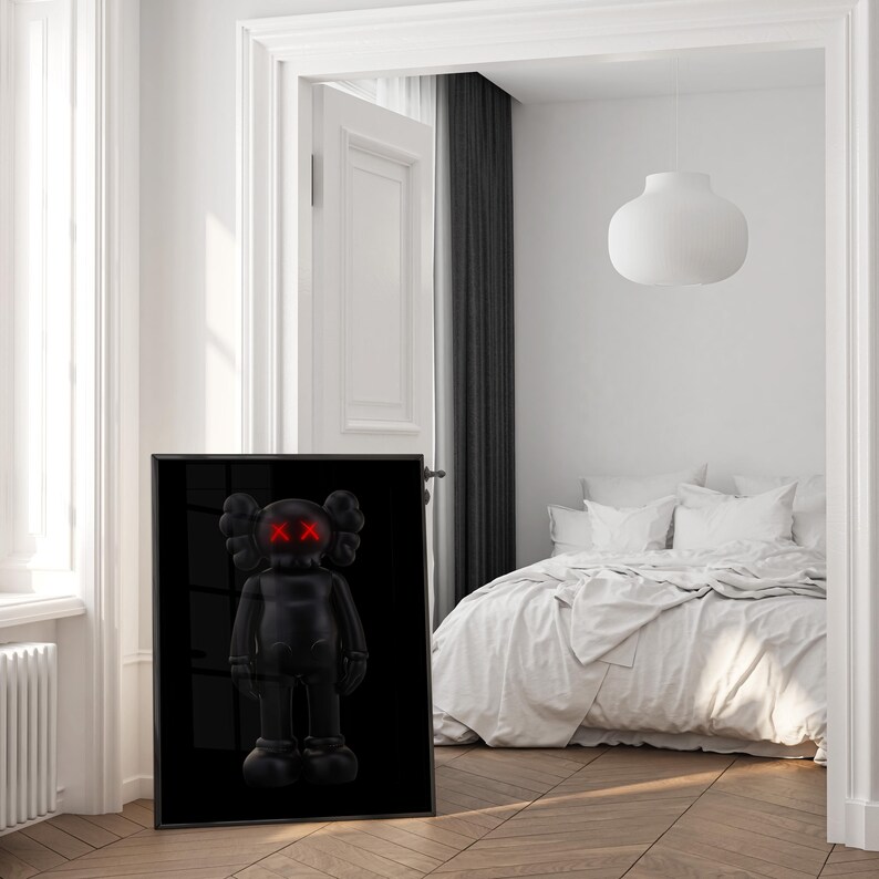 KAWS Figur Poster 3er Set: Hypebeast Dekor, Dopamin Wandkunst (Digitaler Download) KPS3 Bild 15