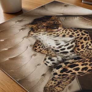 3 Piece Cheetah Wall Art | Cheetah Poster | Dopamine Decor | Black and White Luxury Fashion Poster | Hypebeast Decor CPS1 image 5