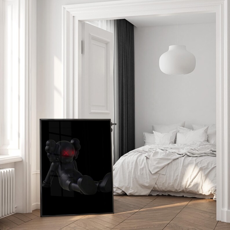 KAWS Figur Poster 3er Set: Hypebeast Dekor, Dopamin Wandkunst (Digitaler Download) KPS3 Bild 8
