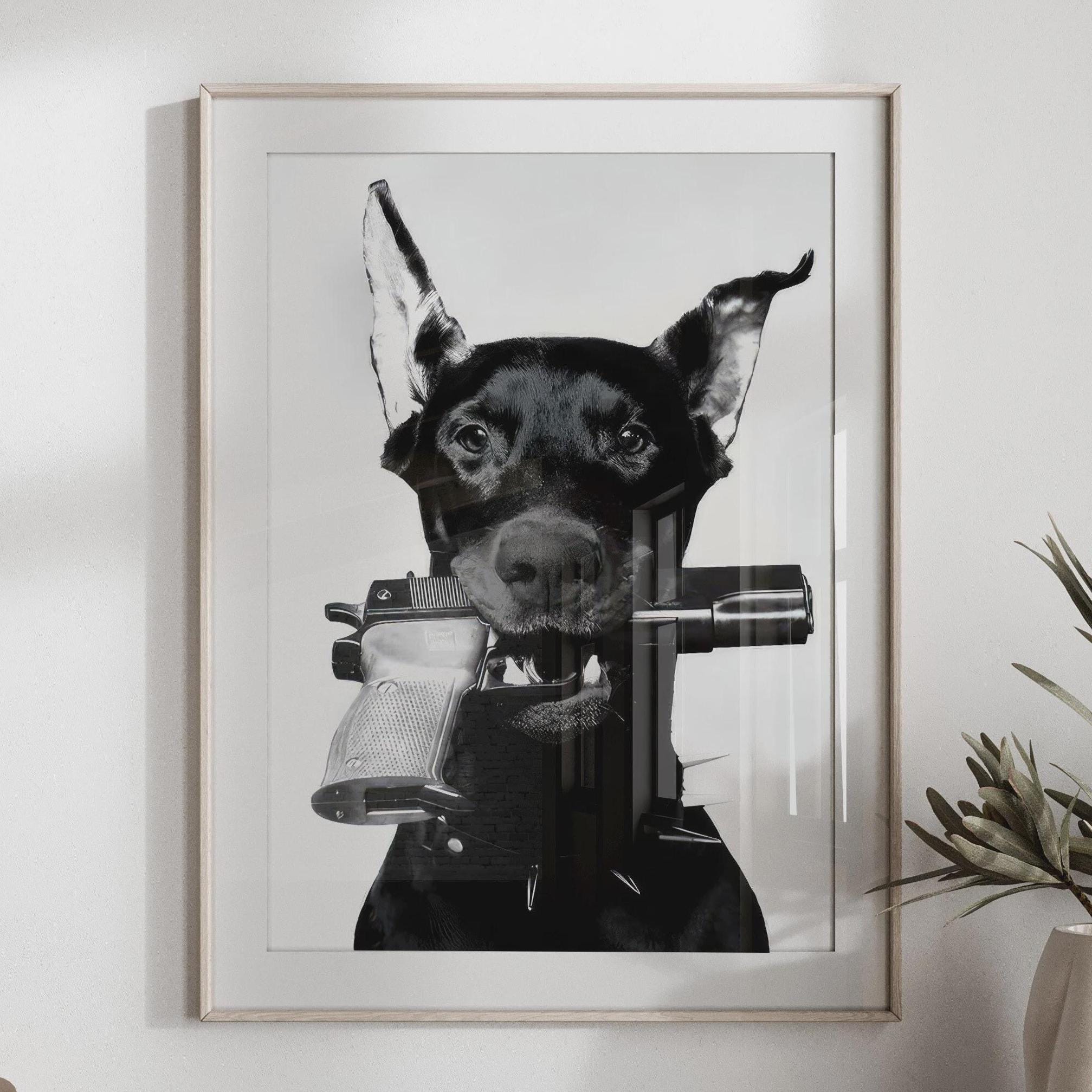 Dior Doberman - Etsy UK