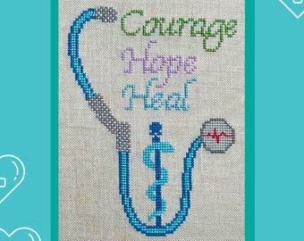 Healing PDF Cross Stitch Pattern