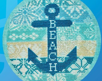 Beach Quaker PDF Cross Stitch Pattern