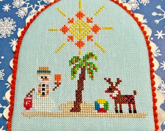 Sunny Friends Ornament PDF Cross Stitch Pattern