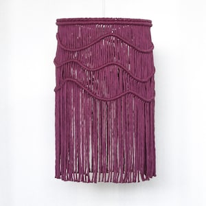 Macramé pattern lampshade Laila patroon lampenkap