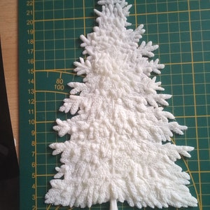 Árbol de Navidad de resina epoxi con guirnaldas Rolinge