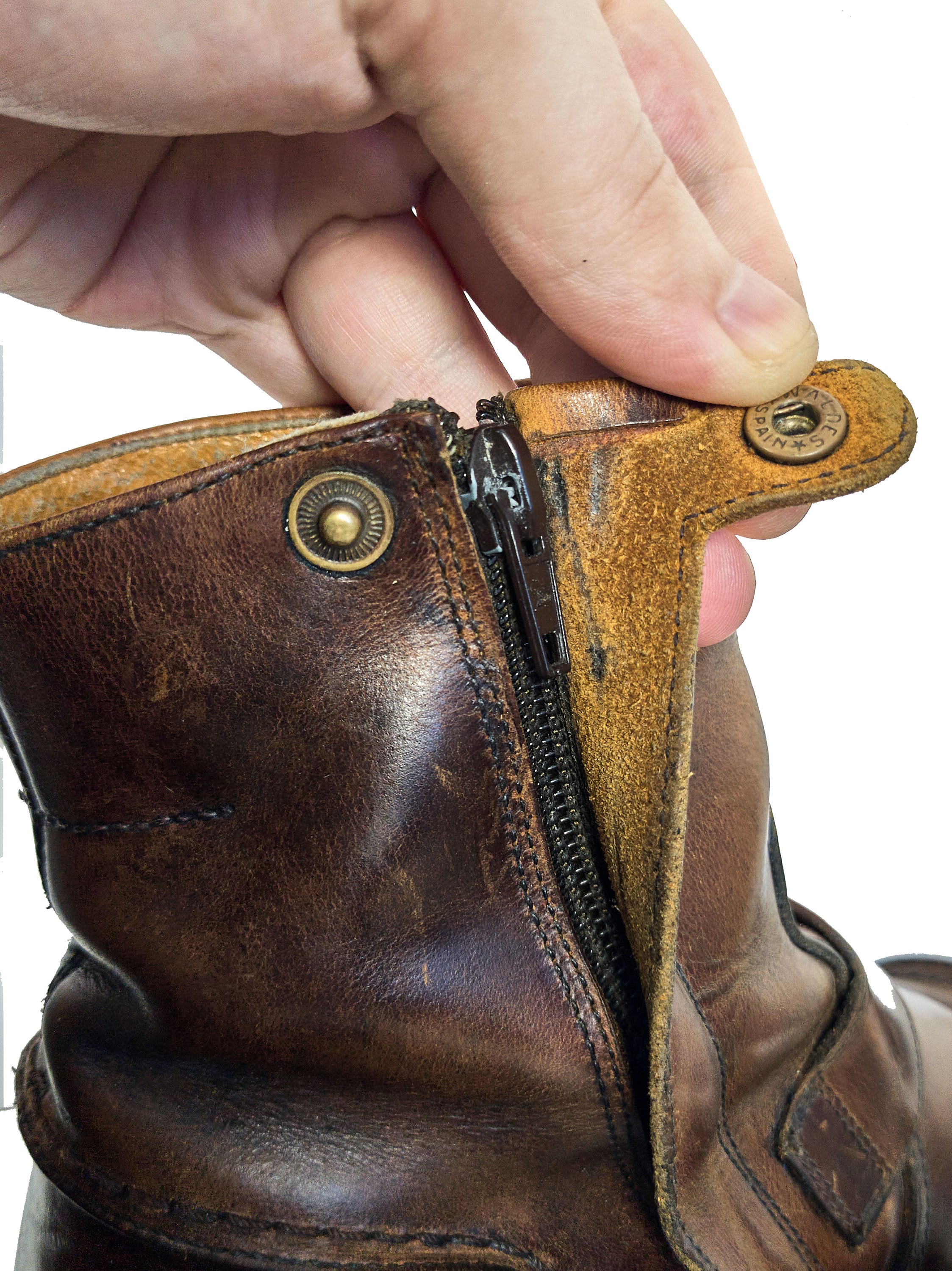 Cowboy Leather Zip Boots Women's, Sendra Spanish Western Ladies Boots ...