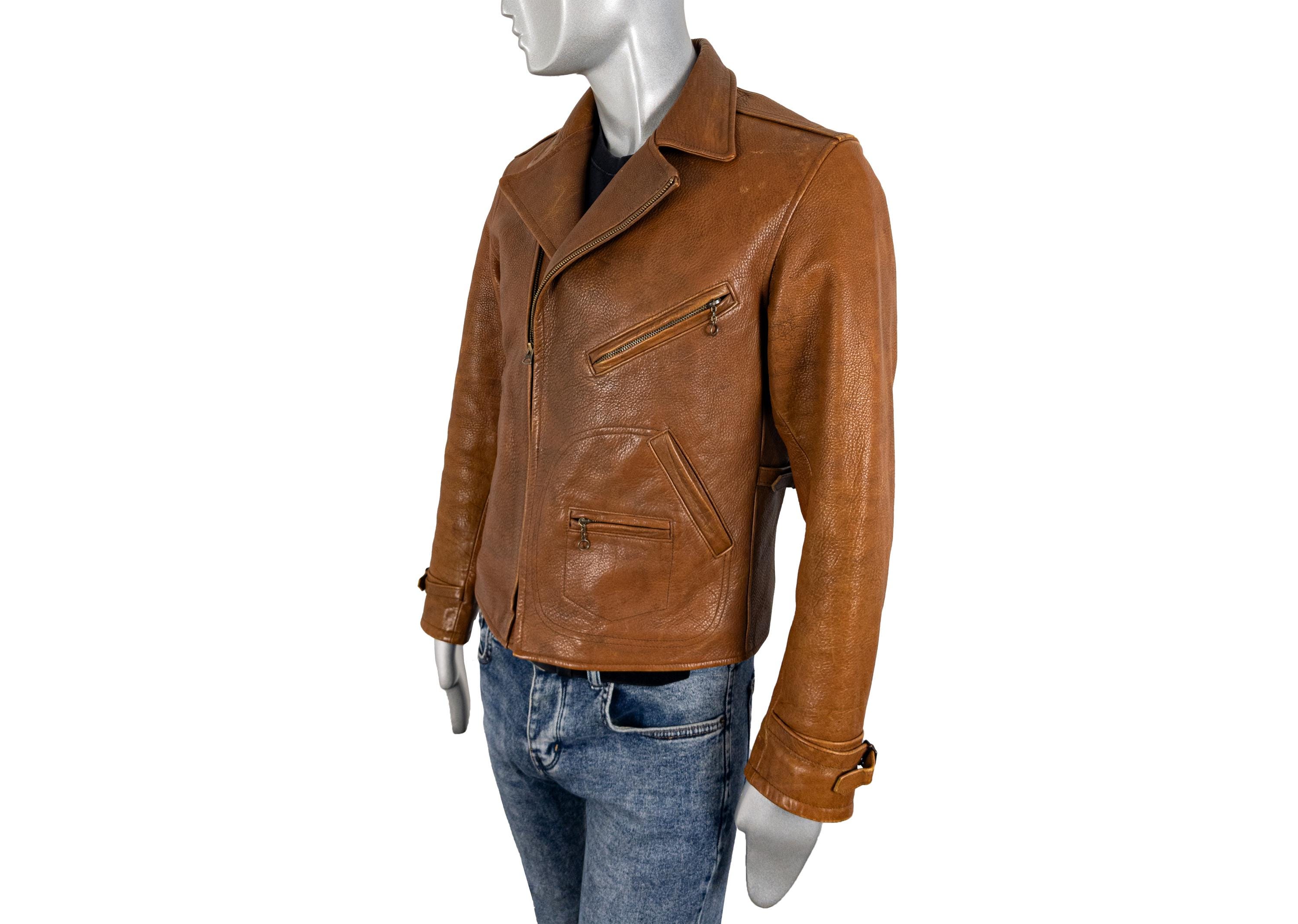 Vintage 90s Polo Ralph Lauren Brown Leather Jacket Men Vintage 90s Polo Ralph Lauren Brown Leather Jacket Men