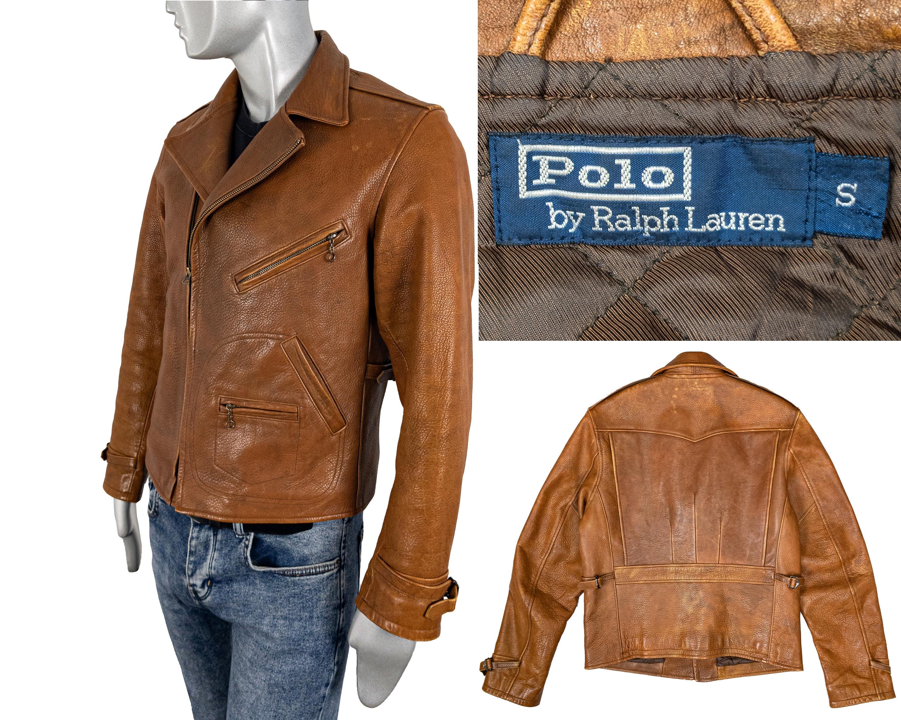 ジャケット・アウター 1990's POLO WESTERN LETHER JKT Vintage 90s Polo Ralph Lauren Genuine Soft Leather Driving