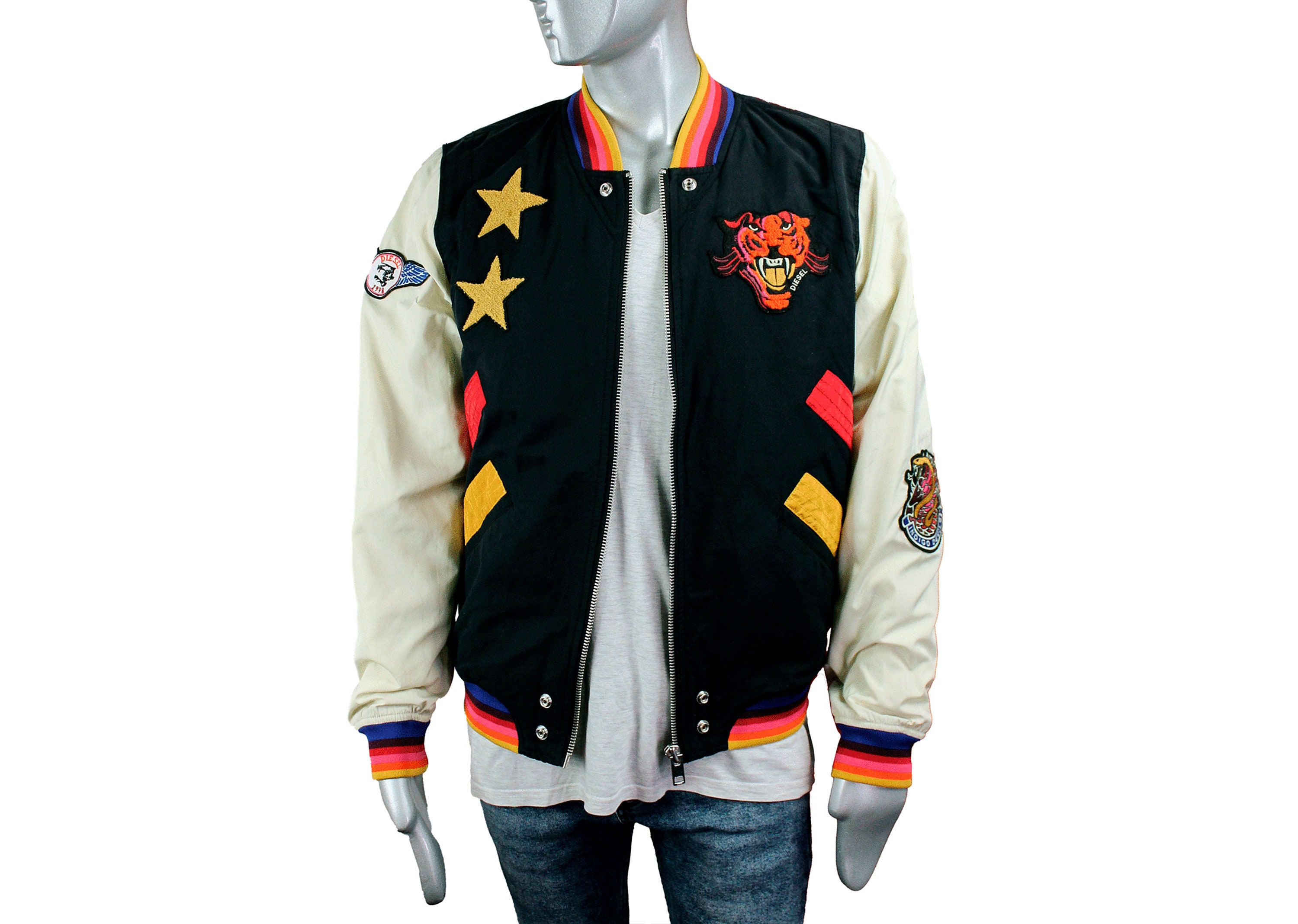 Diesel baseball jacket new arrivals