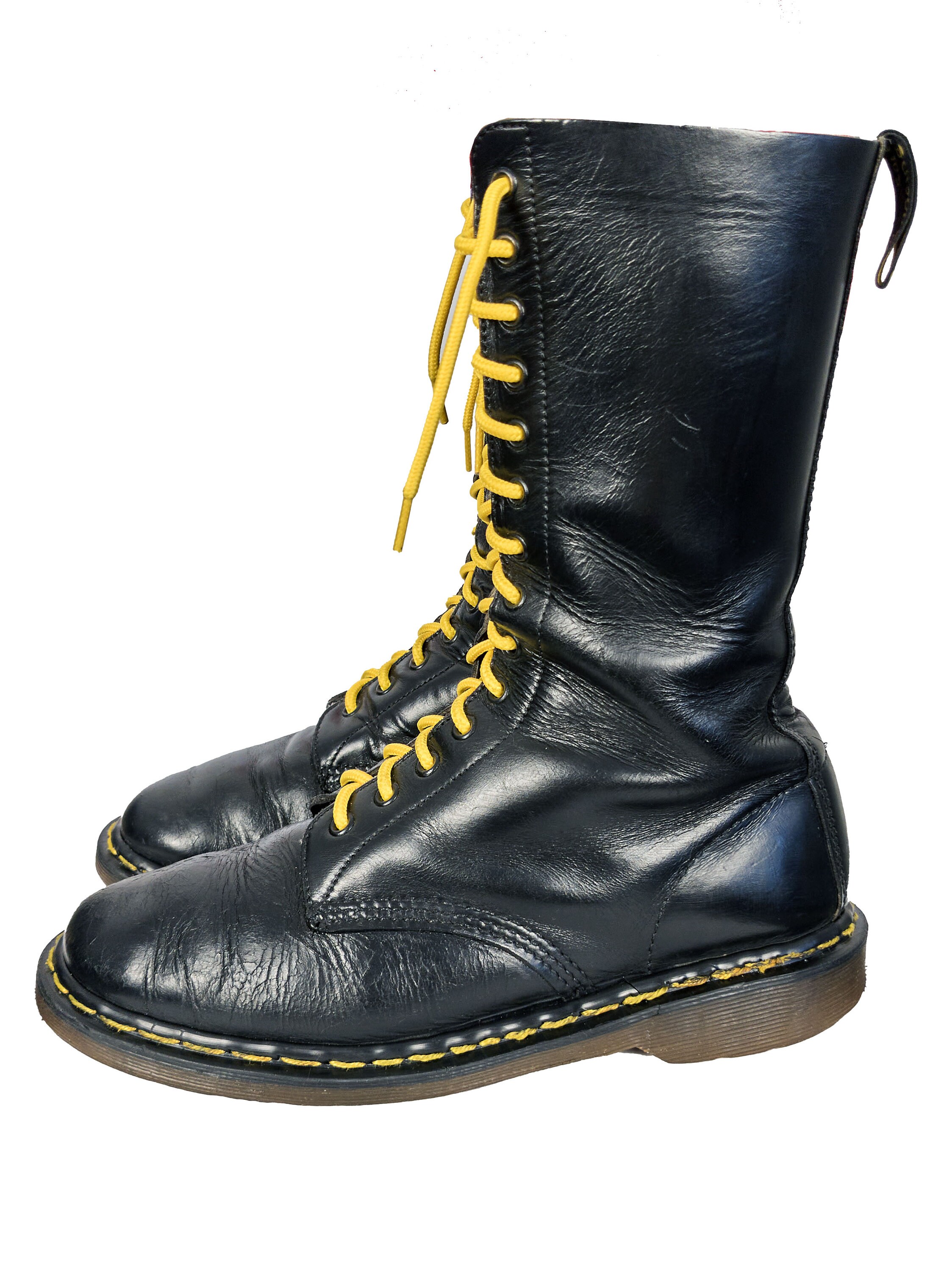 Vintage 1990's Shiny Green Women`s 9 Mens 7 Dr Martens AIR